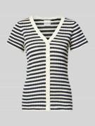 Cardigan met V-hals, model 'LORIANNA'