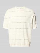 Regular fit gebreid shirt van een mix van katoen en linnen, model 'BER...