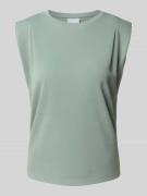 Regular fit T-shirt met kapmouwen