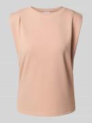 Regular fit T-shirt met kapmouwen