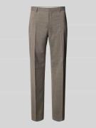 Regular fit pantalon in geweven look