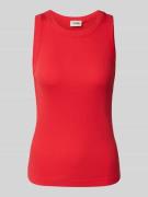 Tanktop met ribboorden, model 'OLINA'