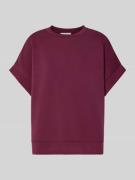 Sweatshirt met ronde hals en 1/2-mouwen