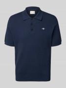 Poloshirt met labelstitching