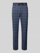 Regular fit pantalon met riemlussen