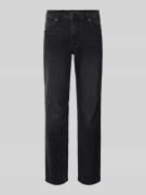 Regular fit jeans met steekzakken