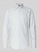 Slim fit zakelijk overhemd met kentkraag