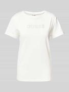 T-shirt met labeldetail, model 'BRIANA'