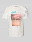 Regular fit T-shirt met motiefprint