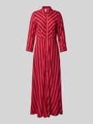 Maxi-jurk met knoopsluiting, model 'SAVANNA'