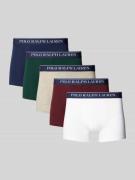 Boxershort met elastische band met logo in een set van 5 stuks