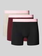 Boxershort met elastische logoband in een set van 3 stuks