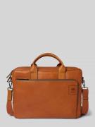 Laptoptas van leermix met hengsels, model 'HYDE PARK'