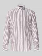 Regular fit zakelijk overhemd met kentkraag