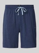 Regular fit sweatshorts van een mix van katoen en elastaan