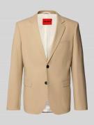 Slim fit 2-knoops colbert van wolmix, model 'ARTI'