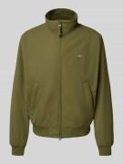 Jack met opstaande kraag en labelstitching