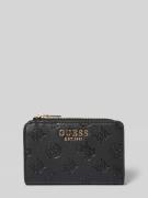 Portemonnee met labeldetail