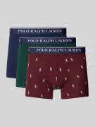 Boxershort met elastische band met logo in een set van 3 stuks