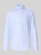 Slim fit zakelijk overhemd met kentkraag