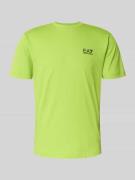 T-shirt met labelprint