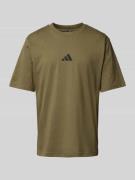 T-shirt met logostitching