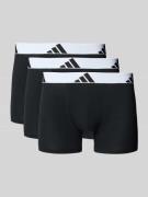 Boxershort met elastische band met logo in een set van 3 stuks