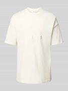 T-shirt met labelstitching