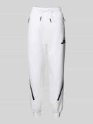 Joggingbroek met elastische band en tunnelkoord