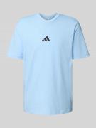 T-shirt met labelstitching en ronde hals