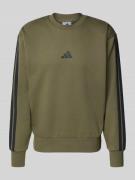Sweatshirt met logo en ronde hals