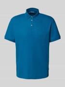 Regular fit poloshirt van katoenmix