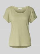 Relaxed fit T-shirt van een mix van katoen en viscose