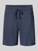 Relaxed fit sweatshorts van puur katoen met tunnelkoord
