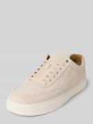 Sneakers met reliëflogo, model 'Clean'