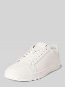 Sneakers met gladde zool