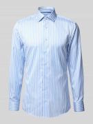 Slim fit zakelijk overhemd met knoopsluiting