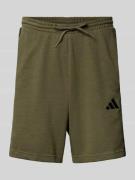 Sweatshorts met labelstitching en elastische band