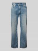 Relaxed straight fit jeans in used-look, model '555'