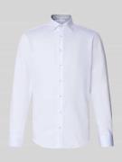 Slim fit zakelijk overhemd met knoopsluiting