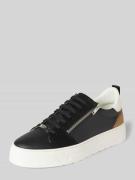 Sneakers met ritssluiting en labeldetail