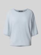 Loose fit gebreide pullover van een mix van wol en kasjmier