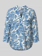 Regular fit blouseshirt van viscosemix