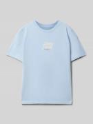 T-shirt met labelprint, model 'TAVIRA'