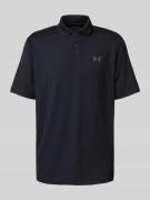 Regular fit poloshirt met logo en knoopsluiting