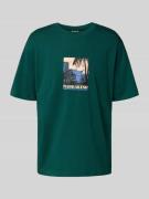 Relaxed fit T-shirt van puur katoen, model 'BEANE'