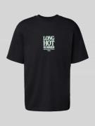 Relaxed fit T-shirt van puur katoen, model 'KENNY'