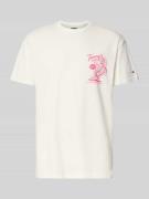 Regular fit T-shirt van puur katoen