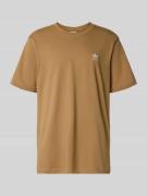 T-shirt met labelstitching en ronde hals