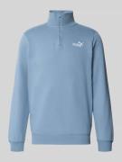 Sweatshirt met labelstitching